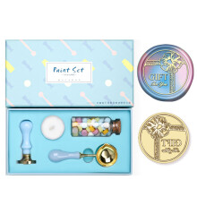 Seal Stamp and Seal Beads Set with Melting Spoon Candle-Gift