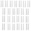 50Pcs Adhesive Hat Sweat Absorbing Pad Disposable Hat-White 1