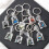 Creative Marine Life Keychain Pendant Practical-black fish 7