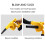 Cordless Leaf Blower, 2.5Lb Mini Leaf Blower 2 in 1 Battery Leaf 4