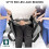 Sheet Transfer Blanket 6Handle Reusable Bed Positioning Pad For Turning Lifting Repositioning Black 3