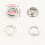 200Pcs 6mm Eyelets with Punching Setting Tool, 4 Color Metal 3