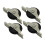 (large black) 4 Pieces Push Pull Window Pulley Nylon Pulley Replacement Hardware Wear 4