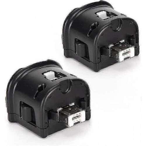 (Black) 2 Motion Plus Adapter Sensor For Wii Remote Controller, Motion Plus Adaptor Accelerator Replacement For Wii Motion Plus Adapter