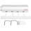 Heavy Duty Wall Mounted Clothesline, Space-saving Compact Pull-out, Retractable Indoor Washing Line with Smooth Pull-out System, Durable Material Tele 1