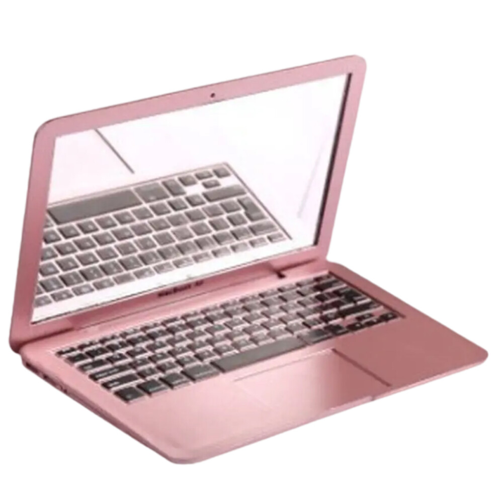 Portable Mirror with Laptop Design, Mini Pocket Mirror for Dressing Makeup on the Go, Compact Size Lightweight Travel Essential with Foldable Design a