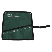 Bolsas compactas para herramientas para guardar llaves inglesas, bolsa de herramientas enrollable duradera con lona impermeable, fácil de