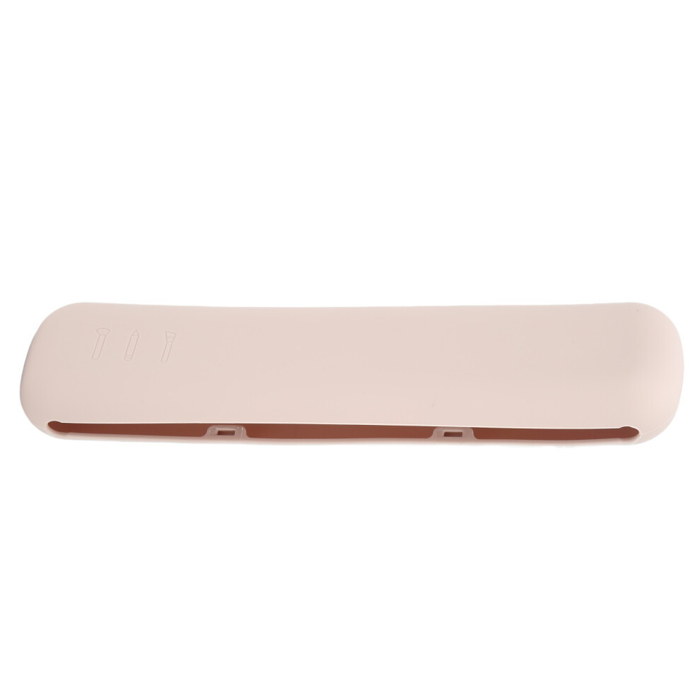 Portable Silicone Makeup Brush Holder Travel Size Makeup Brush Pouch Magnetic Closure Cosmetic Organizer Odorless and Waterproof Brush Container Compa