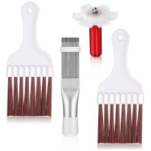 Air Conditioner Condenser Fin Comb, Stainless Steel Air Refrigerator Fin Cleaner For Multiple Appliances Cleaning, Efficiency Improvement, Caked-On Di
