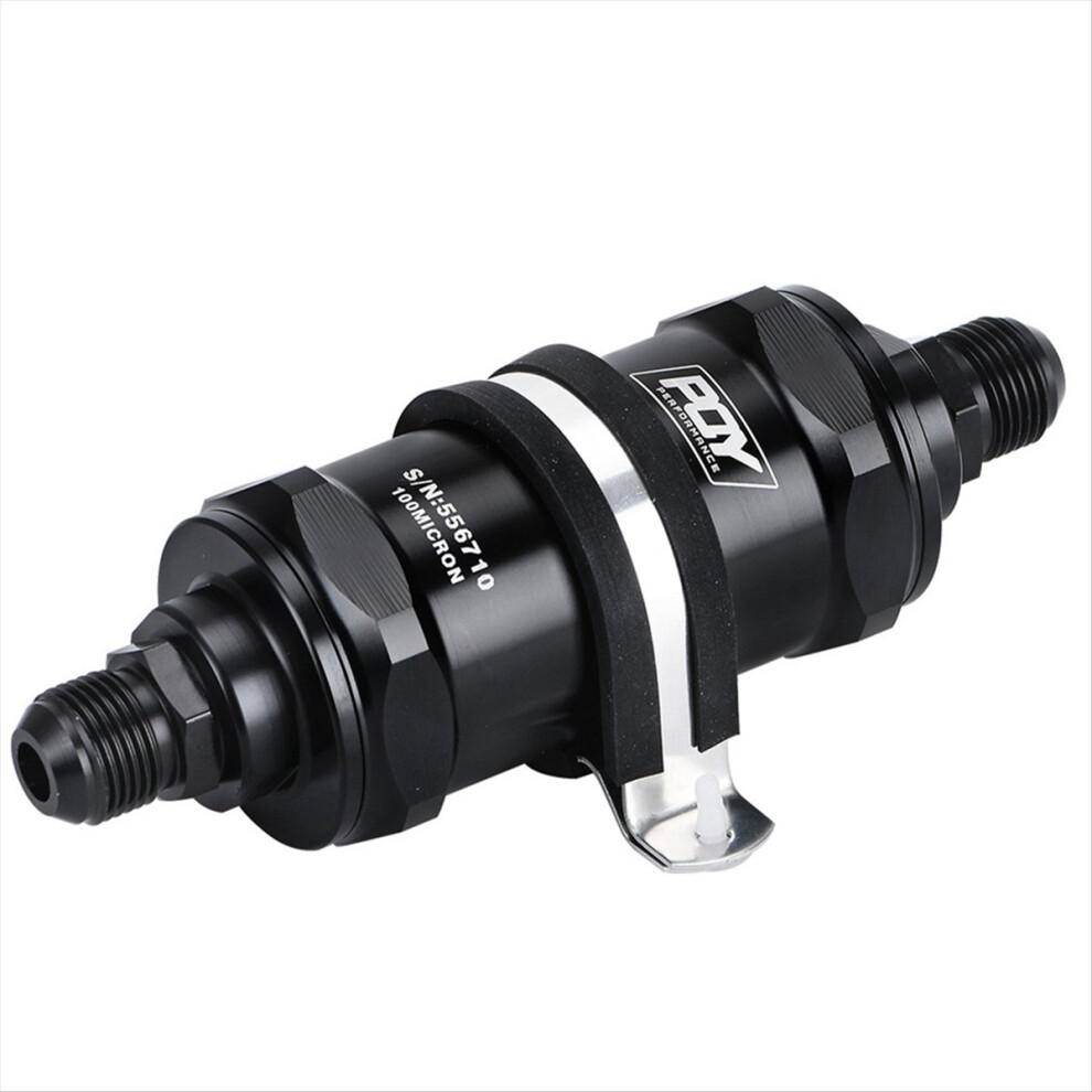 Universal Filter An10 Inline Fuel Filter E85 Black 4851175641538