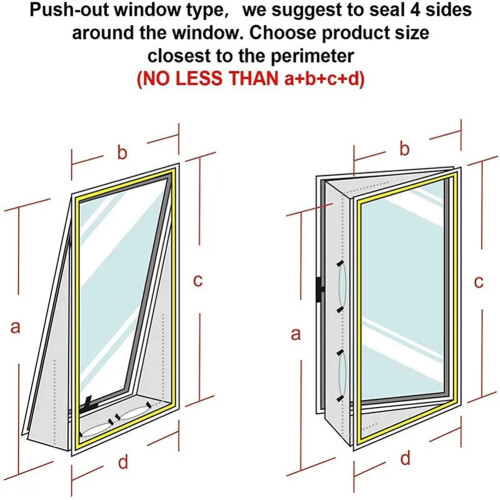 AirLock Window Seal for Portable Air Conditioner,3 2