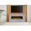 Acantha Bloc Pre-Built Concrete Effect Fully Inset Media Wall Suite 1