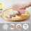 Silicone Bowl Scraper Flexible Curved Edge Food Gr 3