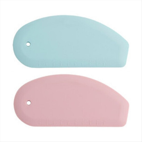 Silicone Bowl Scraper Flexible Curved Edge Food Gr 1