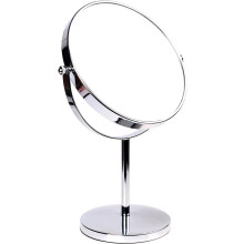 L'alliance parfaite de l'esthétique et de la fonctionnalité : miroir de maquillage grossissant 1x et 10x avec revêtement, rotation à 360 sans