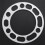 2Pcs /Set Aluminum Alloy Adjusting Shims 6Mm For J 3