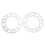 2Pcs /Set Aluminum Alloy Adjusting Shims 6Mm For J 6