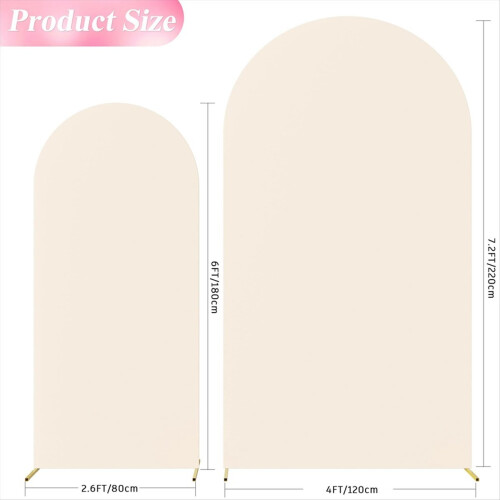 Wedding Arch Cover, Arch Backdrop Stand Cover for 2