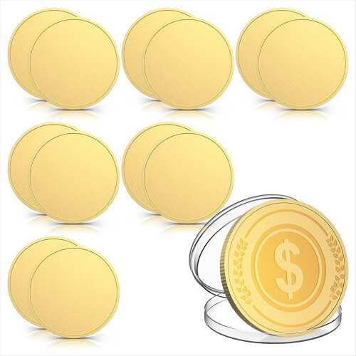 12 Pcs Blank Challenge Coin, Engraving Blanks Coin 2
