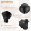 Lady high plastic wig female model Black 9