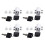 4PCS Sliding Window Lock Security with Key for Doo 2