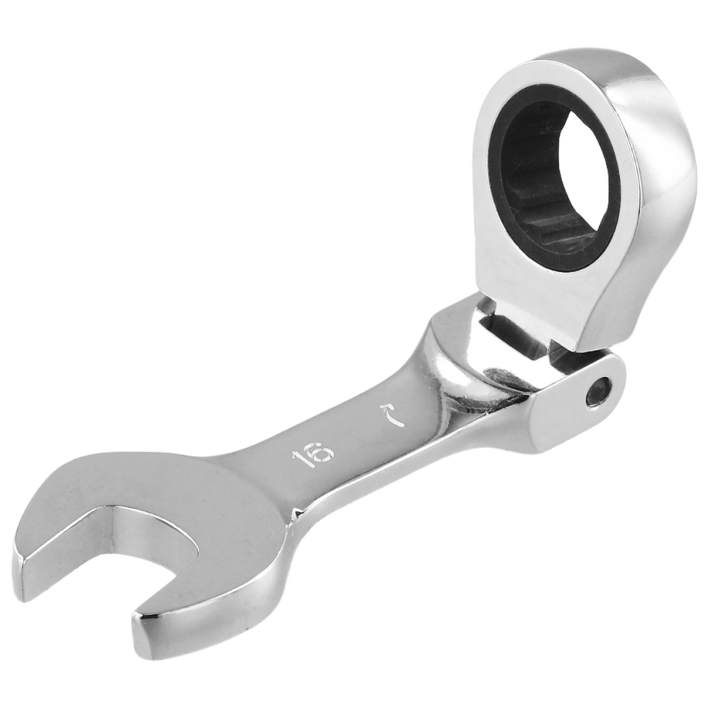 Short Handle Ratchet Wrench With Movable Head,Quic 4851175643501