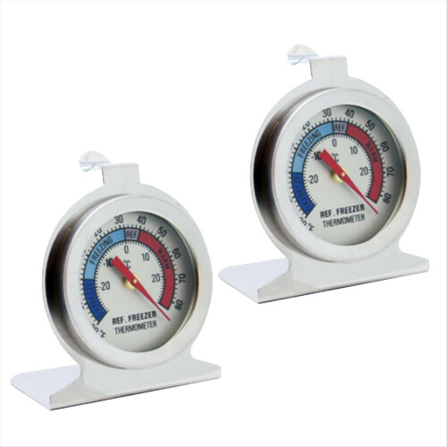 2 Pcs Refrigerator Thermometer 20-20/-20-80 Fr