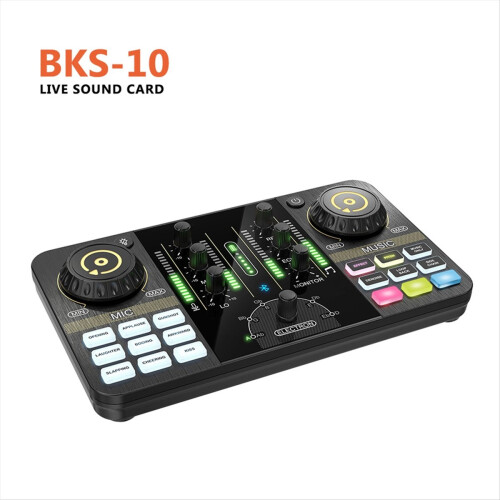 Professional Audio Mixer Podcast Microphone Sound
