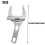 Adjustable Wrenches 6-68mm Wide Jaw Wrench Bathroo 7