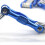 Folding Hex Key Box End Wrench Set Flat Ball Head 9