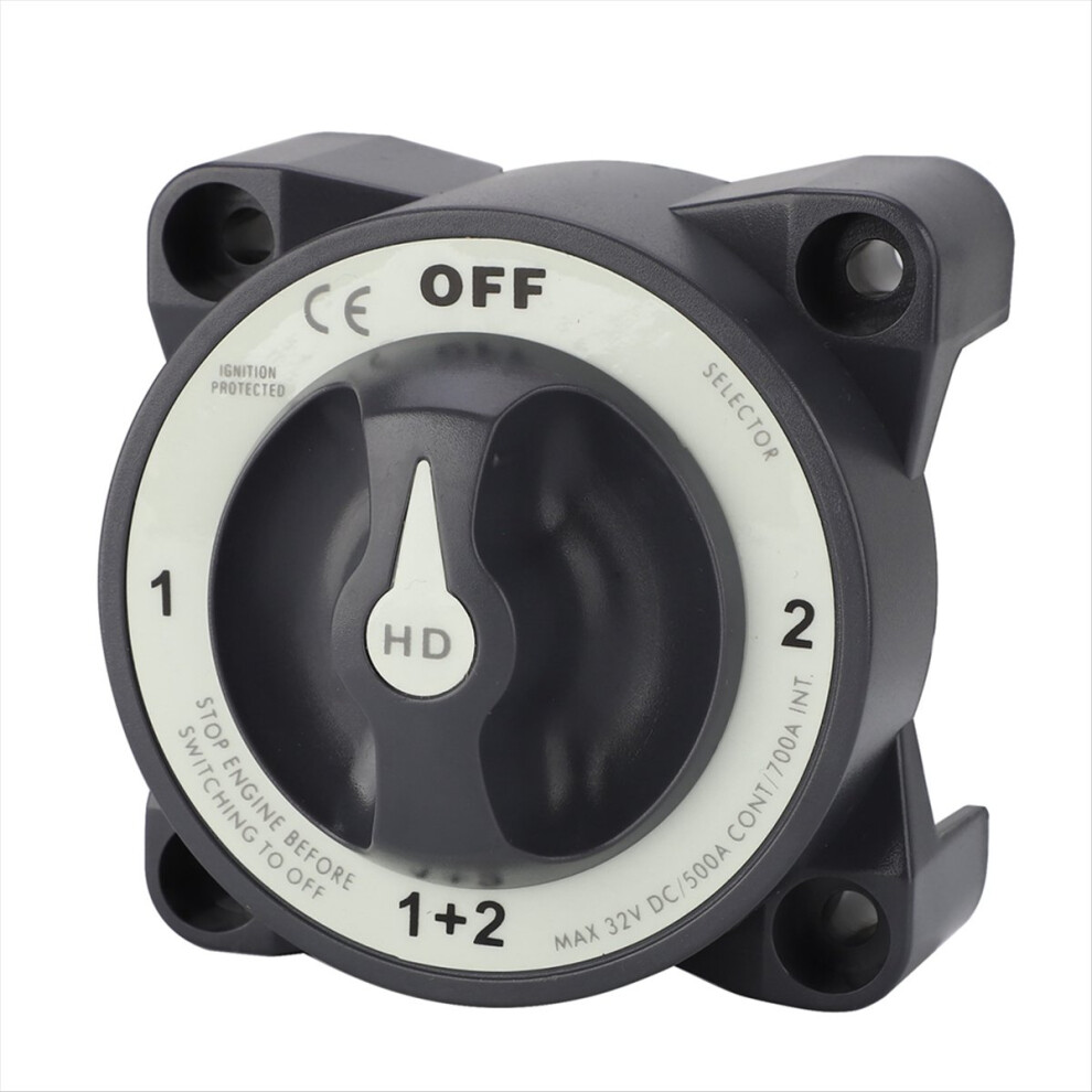 500A Battery Selector Switch, Waterproof Heavy Dut 4851175644904