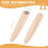 200 Packs Pocket Hole Plugs Solid Wood Dowels Jig 8