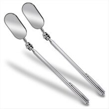 2 PCS Telescopic Inspection Mirror, Car Retractabl