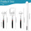 3 Pack Telescopic Inspection Mirror Checking Mirro 6