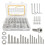 890Pcs M3-M6 Screw Assortment, Bolts and Nuts Kit, 1