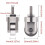 Roller Contact Point for Dial Digital Indicators D 3