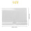 100Pcs Clear Plastic Label Holders for Wire Shelf 8
