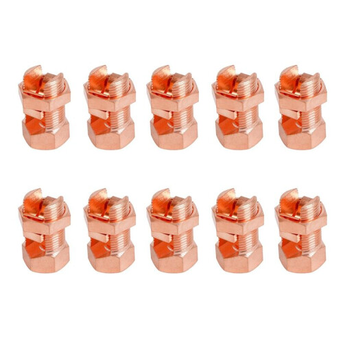 10Pcs Split Bolt Connector, Grounding Connector fo 1