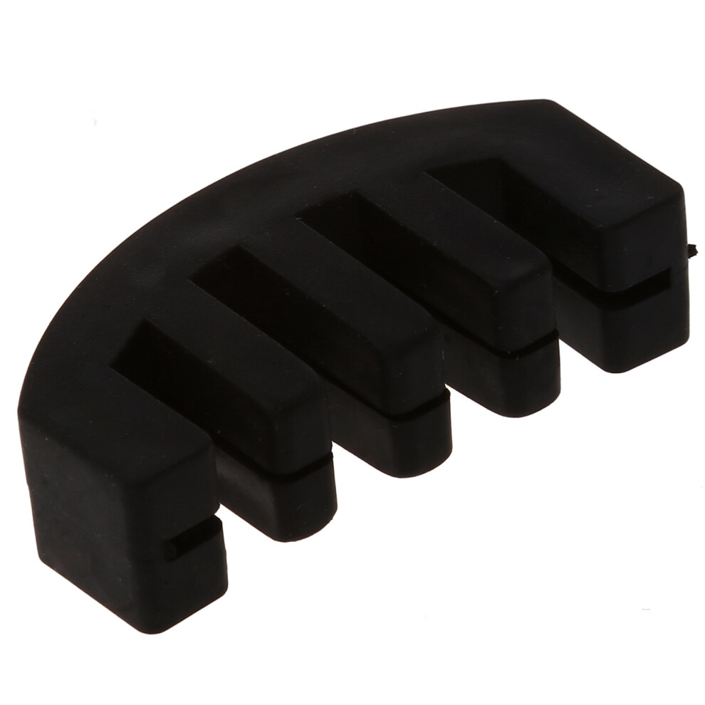 Violin Practice Heavy Rubber Mute Acoustic E Black 4851175645772