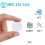 50 PCS Tags NFC Coin Cards, Blank Rewritable PVC 2 6