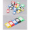 100 Pieces Tough Plastic Key Tags Oval Shaped Labe 5