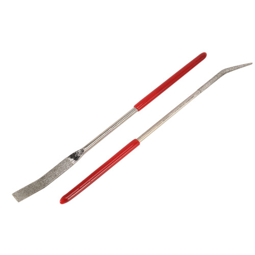 Curved Mini Diamond File Set Needle Coated Metal 2