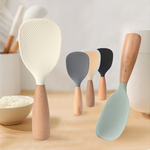 Grey Silicone Rice Shovel Internet Celebrity Non-S 1
