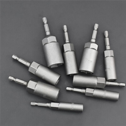 15Pcs 80Mm Length Deepen Power Nut Driver Drill Bi