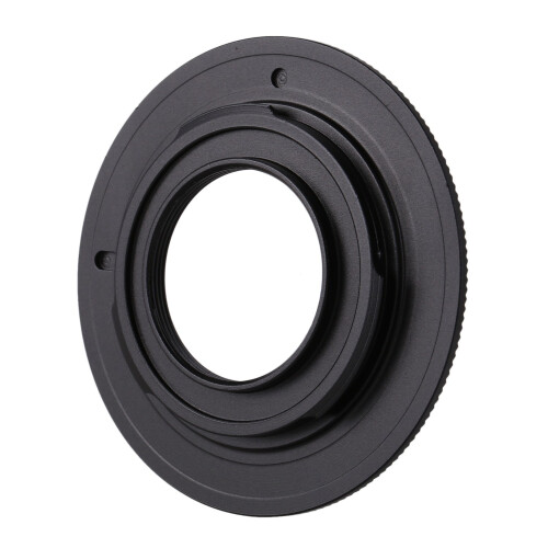 Black C Mount Lens For Micro 4/3 Adapter E-P1 E-P2 2
