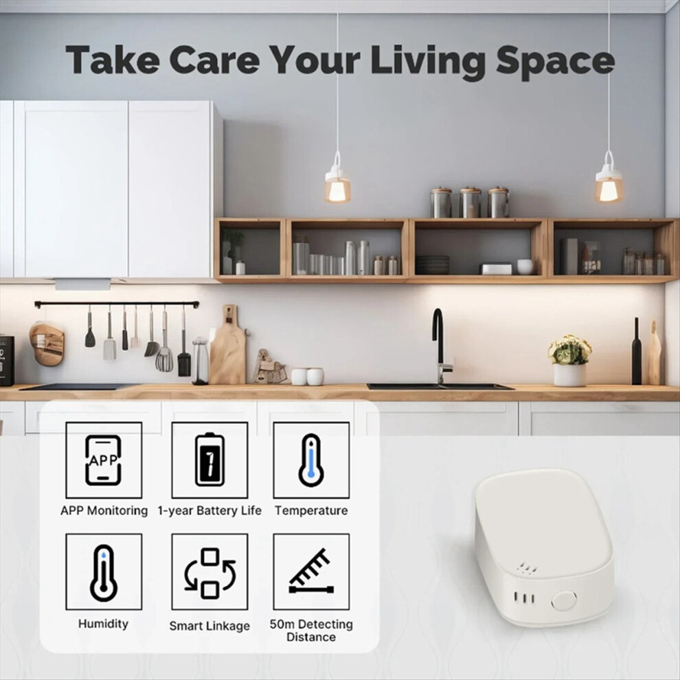 Jojomino Tuya Zigbee Smart Temperature Humidity Sensor Indo