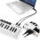 USB MIDI Cable Converter Interface to In-Out Cord 8