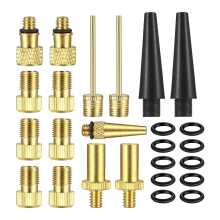 Bike Valve Adapter Set, 25Pcs Adapter, for Bicycle