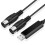 USB MIDI Cable Converter Interface to In-Out Cord 4