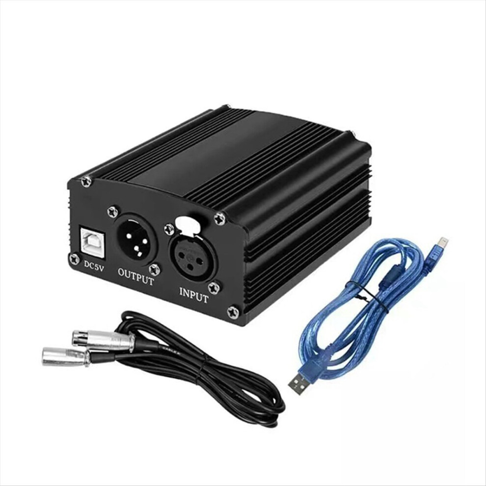 1-Channel 48V Phantom Power Supply With Xlr 3 Pin 4851175673386